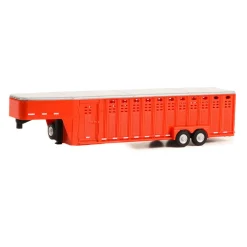 1/64 26ft Vertical Three Hole Gooseneck Trailer, Red, Hitch & Tow Trailers