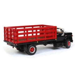 1/64 GMC 6500 Stake Bed, Black with Red Stakes, First Gear Exclusive