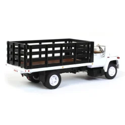 1/64 GMC 6500 Stake Bed, White with Black Stakes, First Gear Exclusive