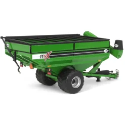 1/64 Green J&M 1112 X-Tended Reach Grain Cart with Singles