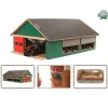 1/32 Green Wooden Stable with Windbreak Netting by Kids Globe