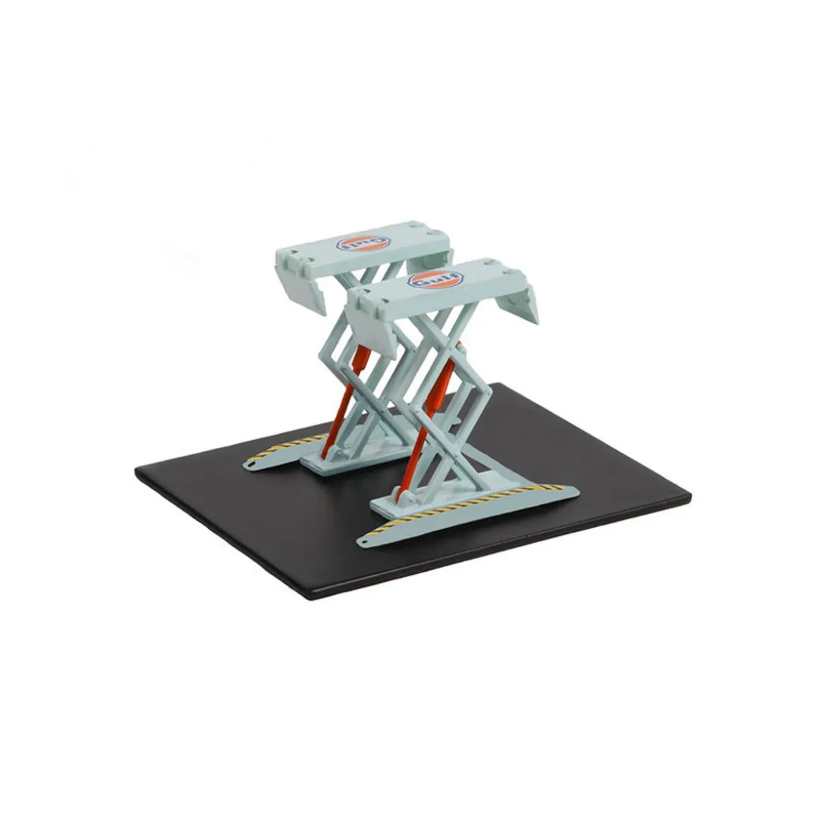 1/64 Gulf Oil Double Scissor Lift, Automotive Double Scissor Lifts Series 1