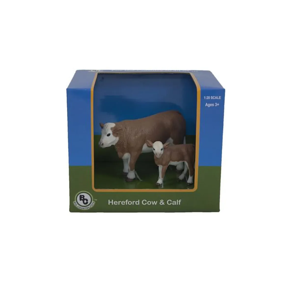 1/20 Hereford Cow & Calf by Big Country Toys