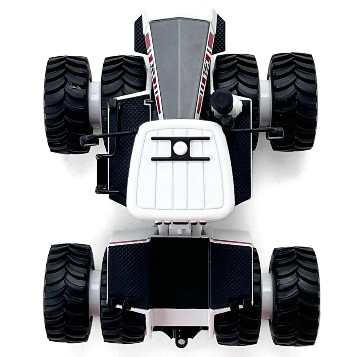 1/64 High Detail Big Bud 700 Las Vegas White AG Version with Titan Goodyear LSW Tires