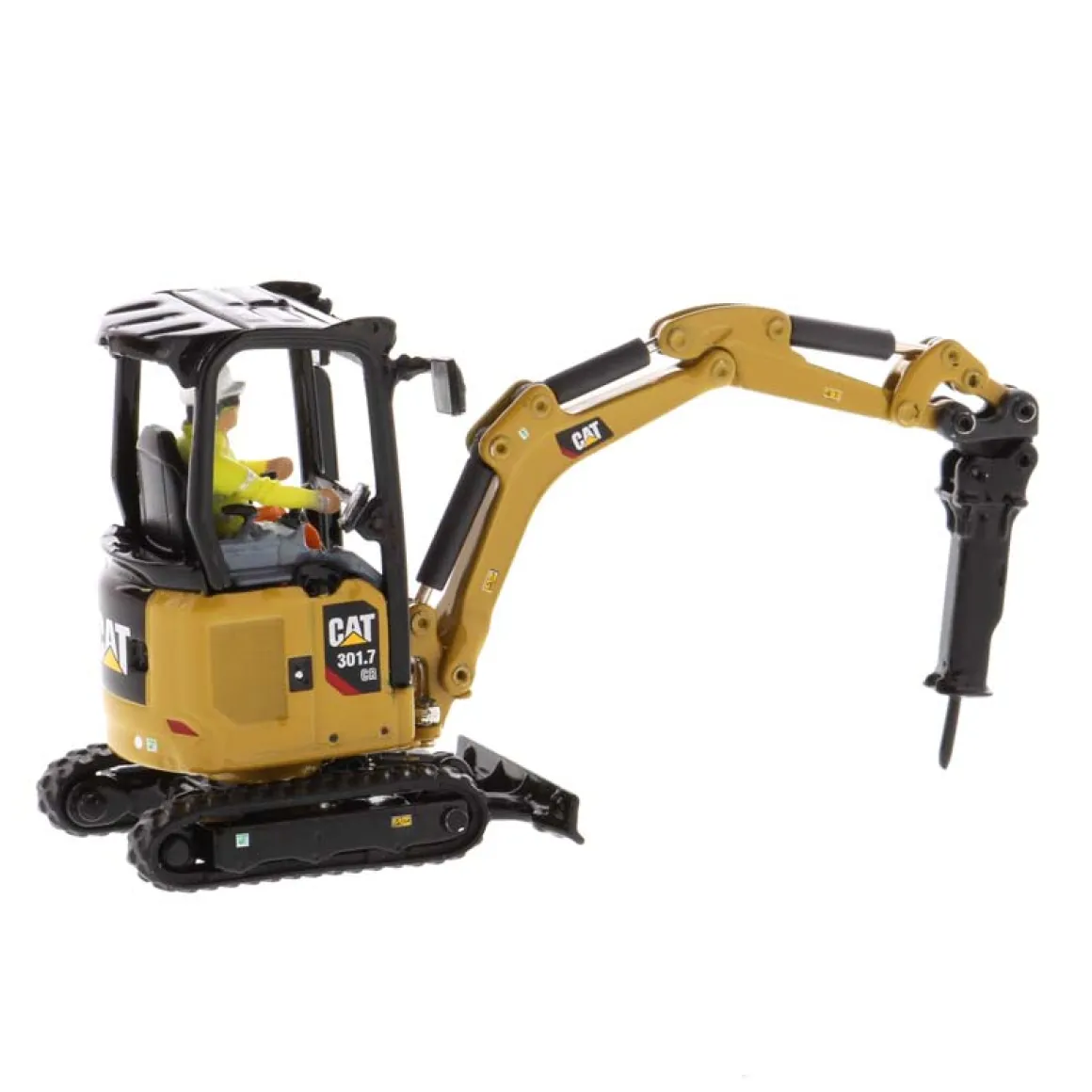 1/50 High Detail CAT 301.7 CR Mini Hydraulic Excavator
