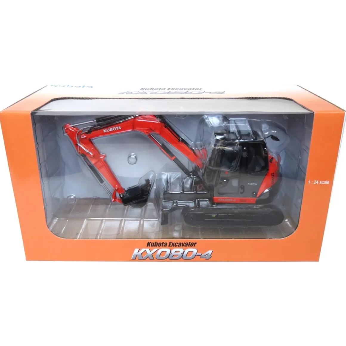 1/24 High Detail Kubota KX080-4 Excavator USA Version