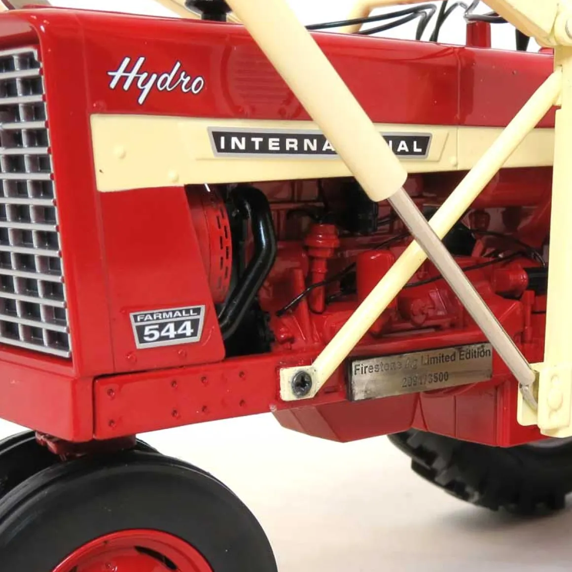 1/16 IH Farmall 544 Hydro with Loader & Milk Can Platform, 2018 Firestone Series