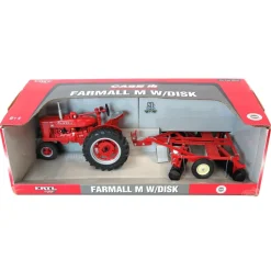 1/16 IH Farmall M with Disk by ERTL