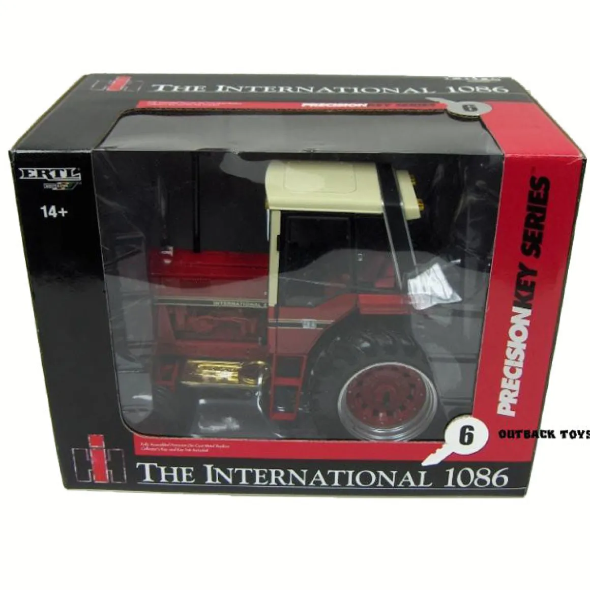 1/16 International 1086 Tri Stripe, ERTL Precision Key Series #6