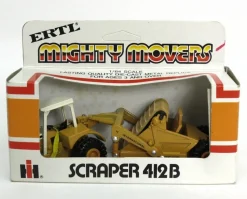 1/64 International 412B Pan Scraper, ERTL Mighty Movers