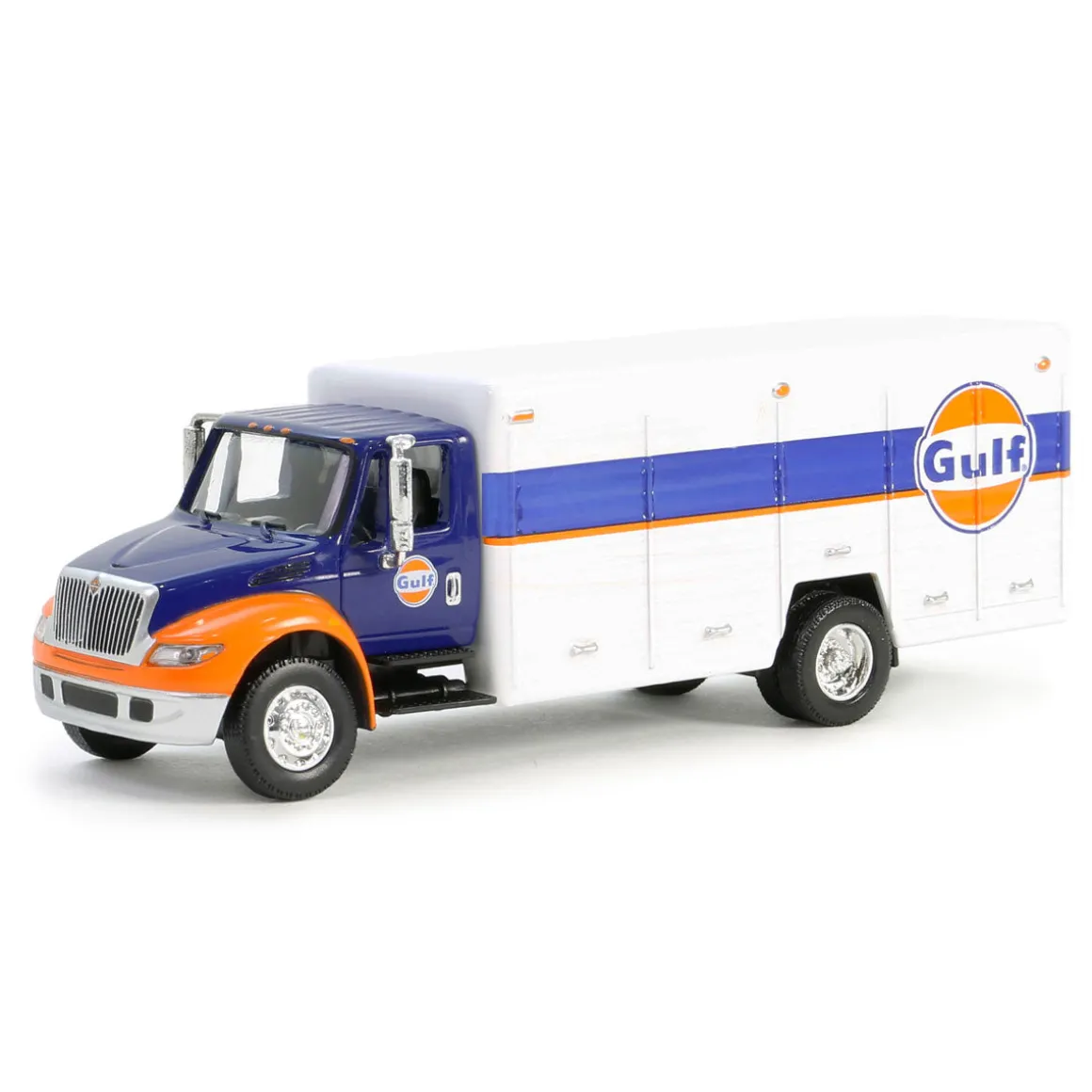1/64 International Durastar 4400 Delivery Truck, Gulf Oil, H.D. Trucks Series 25