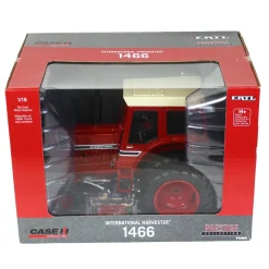 1/16 International Harvester 1466 Black Stripe 2WD w/ Cab & Rear Duals, ERTL Prestige Collection