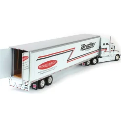 1/53 International 9400i Bradley Trucking Semi with Wabash Duraplate Trailer