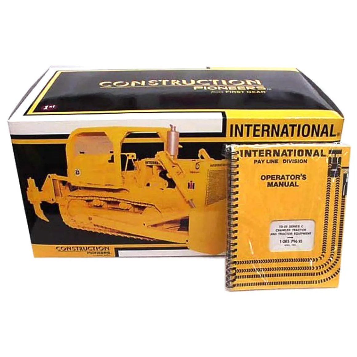 1/25 International TD-25 Industrial Yellow Crawler by First Gear