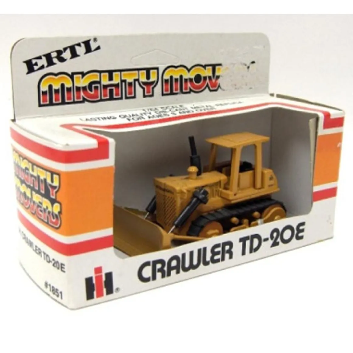 1/64 International TD-20E Crawler in White Box, ERTL Mighty Movers
