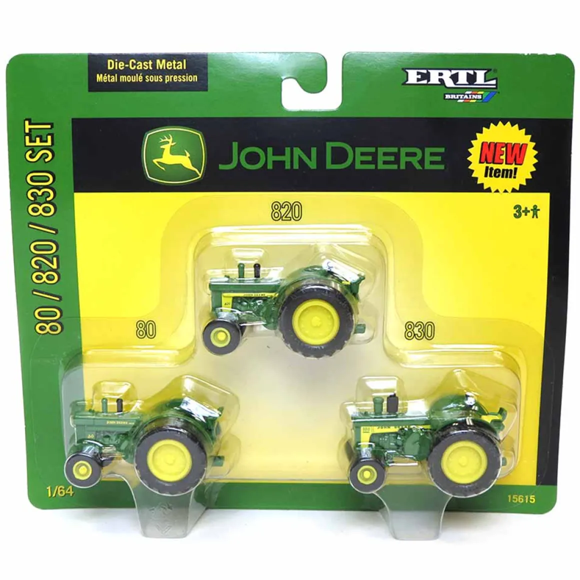 1/64 John Deere 80, 820 & 830 3 Piece Set