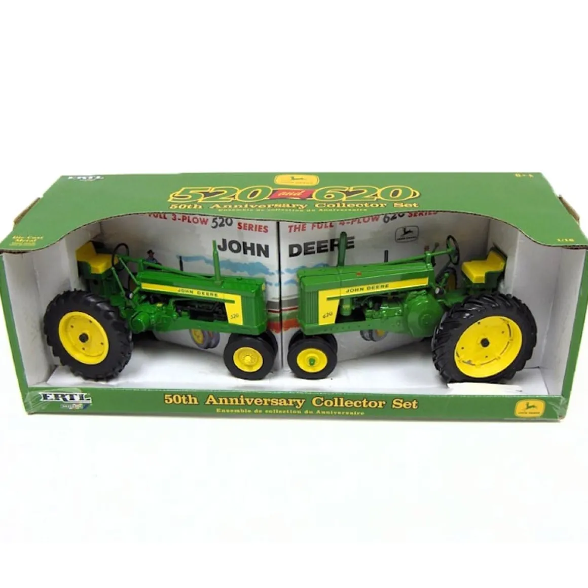 1/16 John Deere 520 & 620 50th Anniversary Collector Set