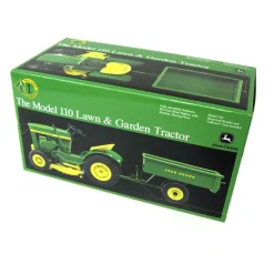 1/16 John Deere 110 Lawn Mower with Cart, ERTL Lawn & Garden Precision Series