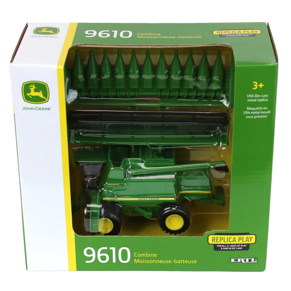 1/64 John Deere 9610 Maximizer Combine w/ Grain & Corn Heads