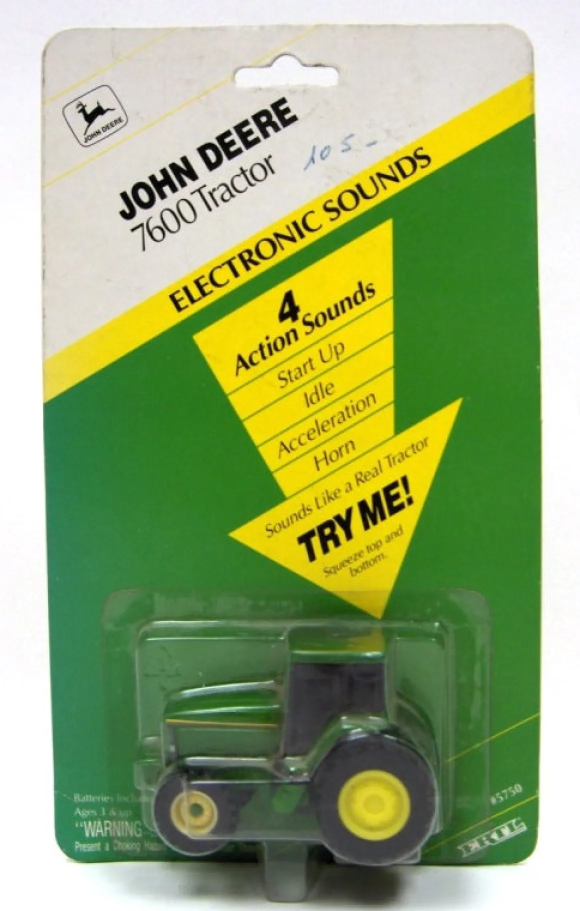 1/64 John Deere 7600 with 4 Electronic Sounds by ERTL