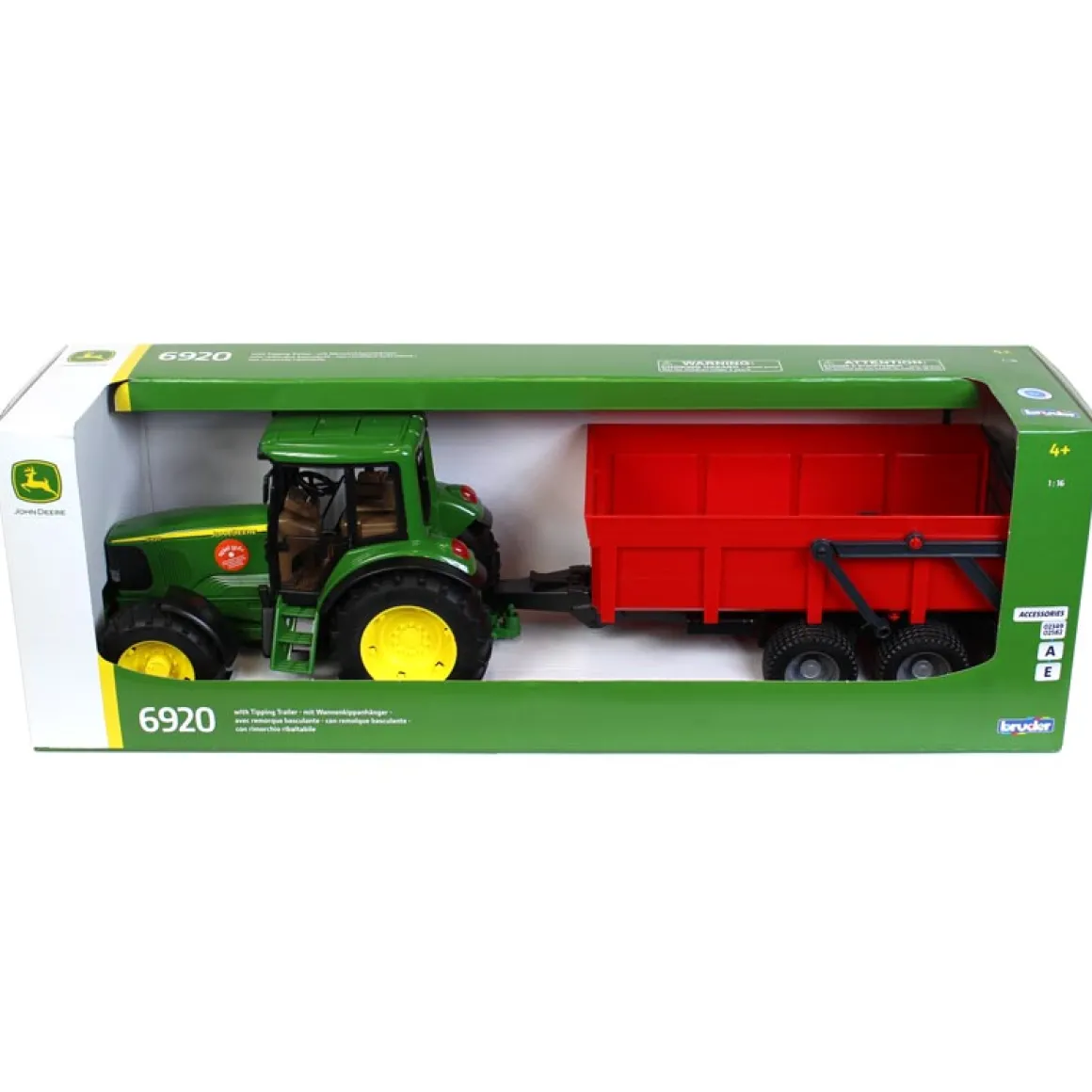 1/16 John Deere 6920 with Tipping Trailer by Bruder