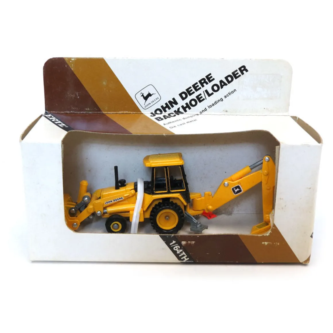 1/64 John Deere Backhoe Loader by ERTL, Older Box