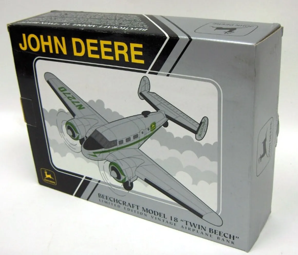 1992 John Deere Beechcraft Model 18 Airplane Bank