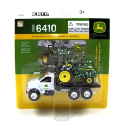 1/64 John Deere Dealership Flatbed with 6410 Tractor