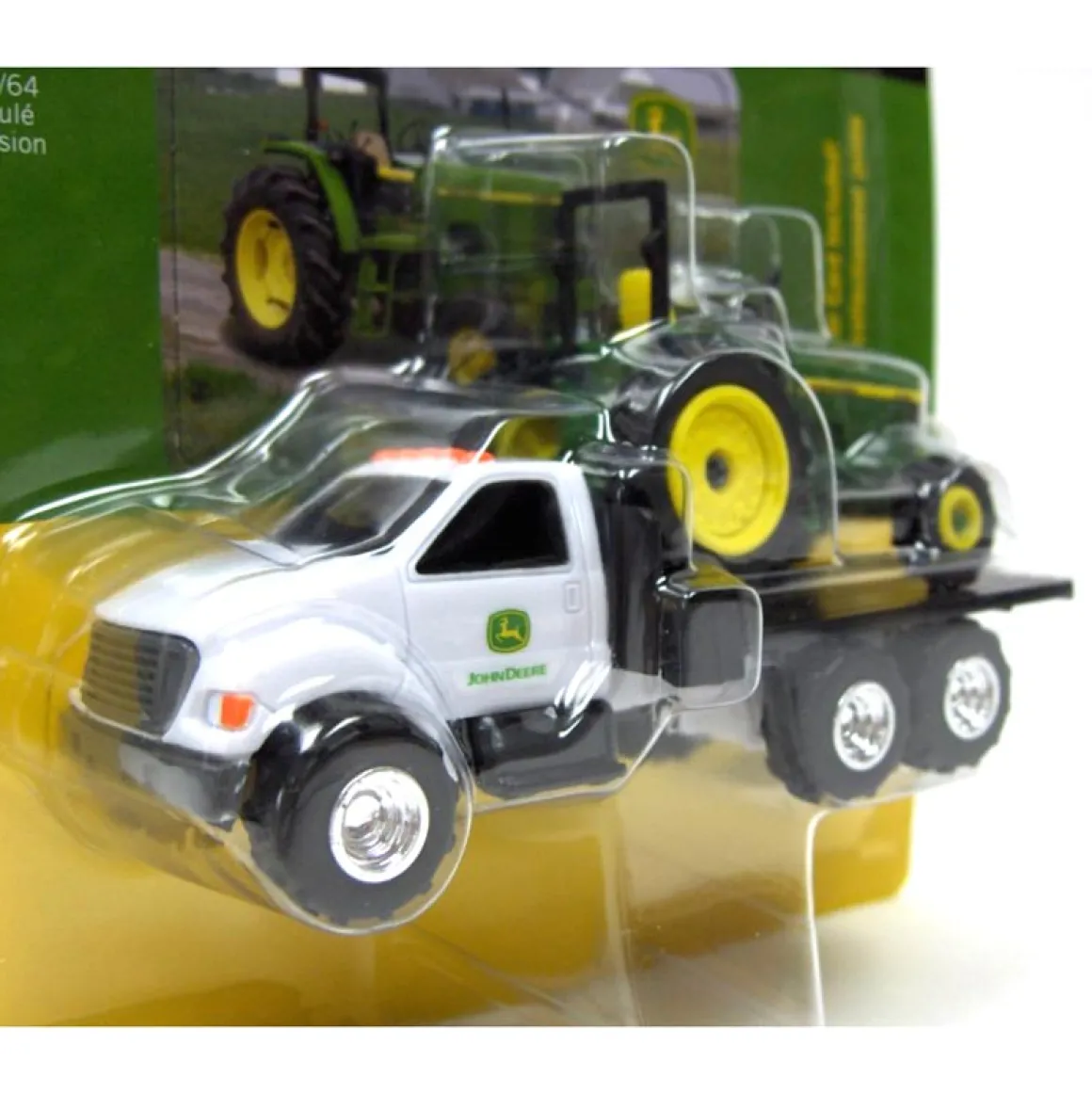 1/64 John Deere Dealership Flatbed with 6410 Tractor