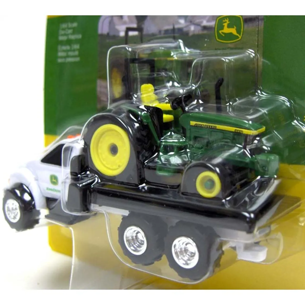 1/64 John Deere Dealership Flatbed with 6410 Tractor