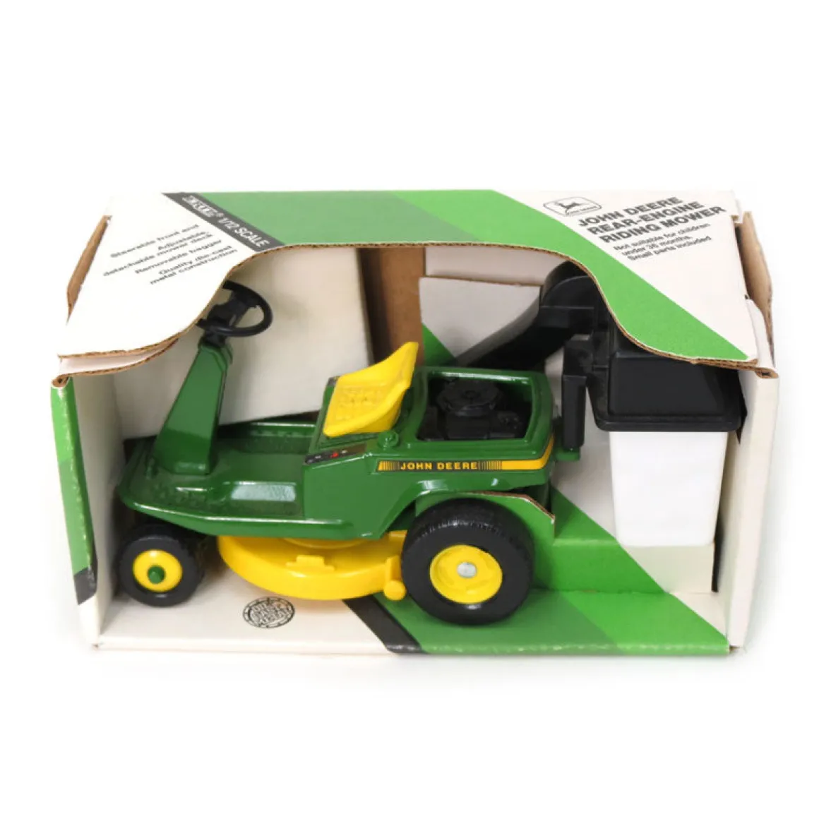 1/12 John Deere Die-cast Lawn & Garden Tractor with Bagger by ERTL