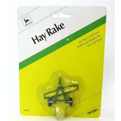 1/64 John Deere Hay Rake with Yellow Rake by ERTL