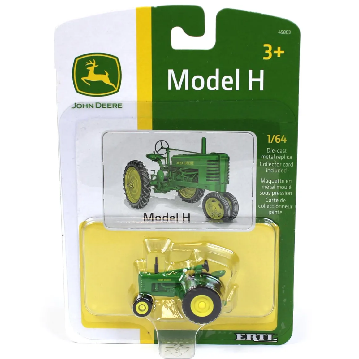 1/64 John Deere Model H Narrow Front Tractor by ERTL