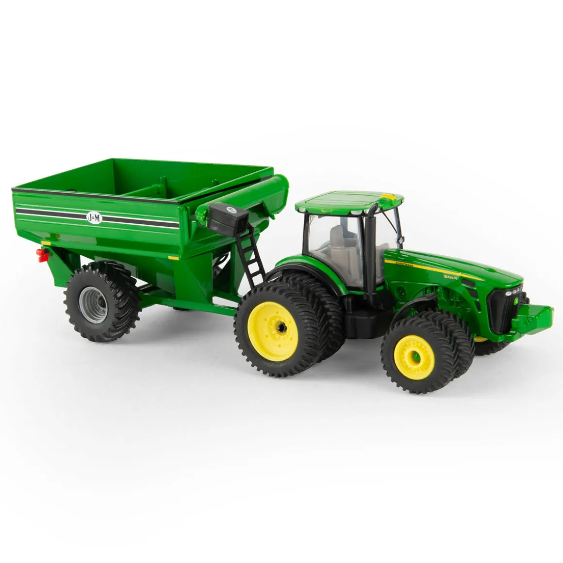 1/64 John Deere 8320R with Duals & J&M Grain Cart