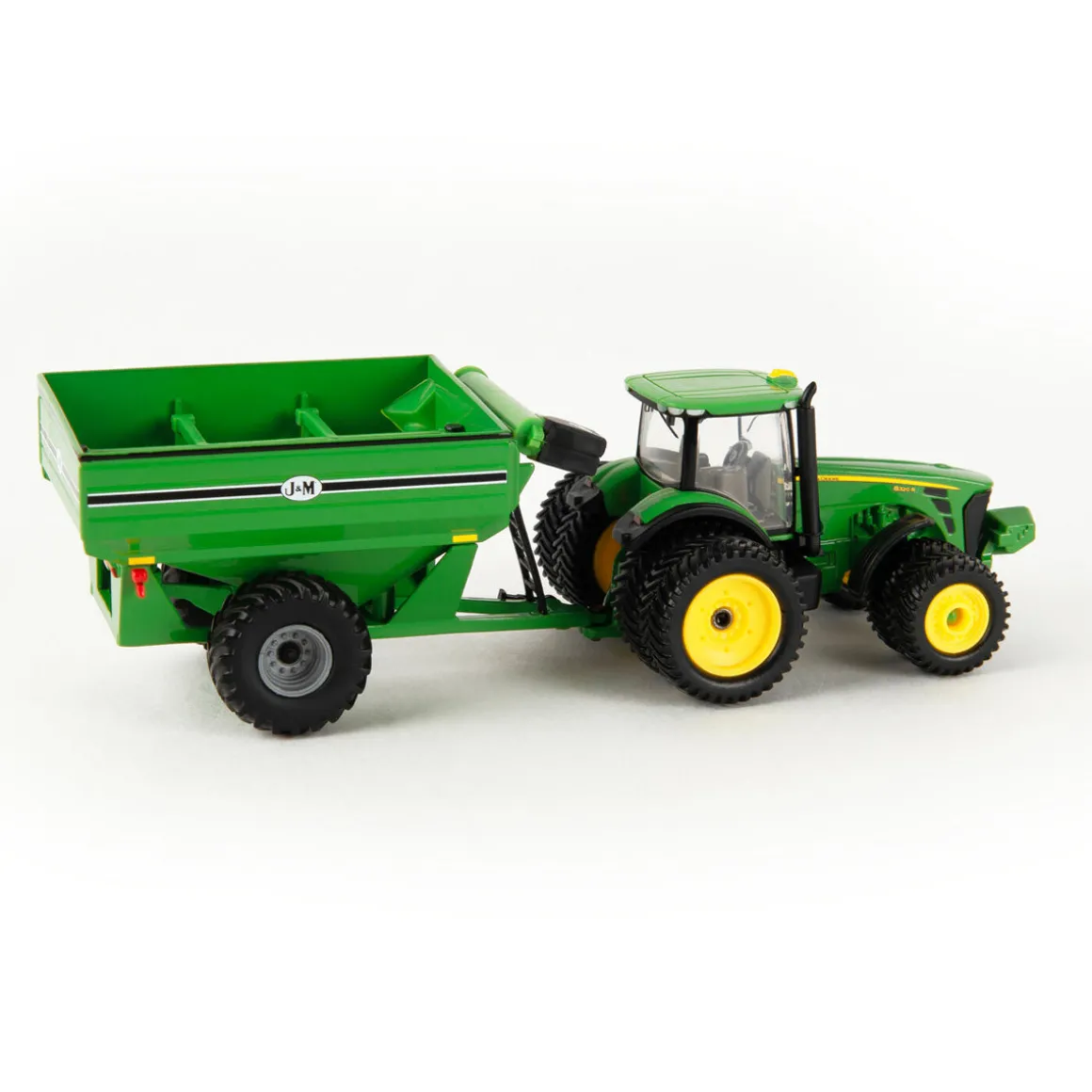 1/64 John Deere 8320R with Duals & J&M Grain Cart