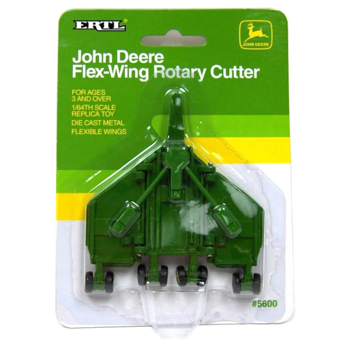 1/64 John Deere Rotary Mower with Folding Wings - Old Style