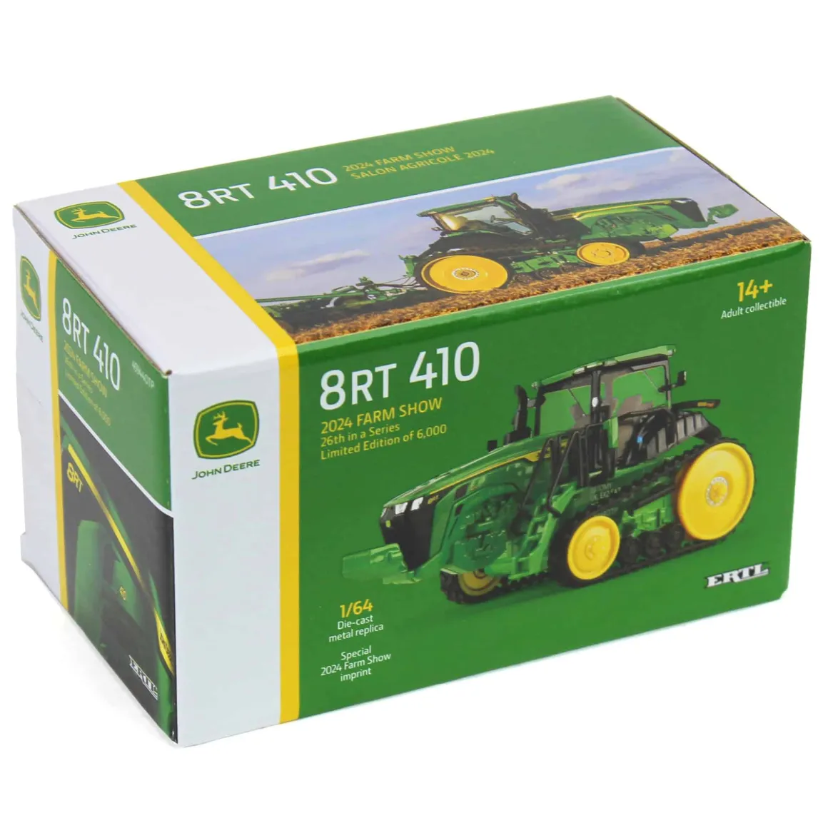 1/64 John Deere 8RT 410 Tractor, 2024 Farm Show