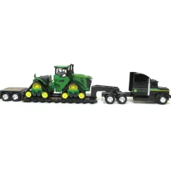 1/64 John Deere 9570RX Scraper Special with Semi and Lowboy Trailer