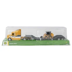 1/64 John Deere Semi with Skid Loader Value Set