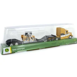 1/64 John Deere Semi with Skid Loader Value Set