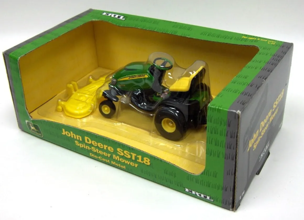 1/16 John Deere SST18 Spin-Steer Mower w/ Mower Deck & Hitch Box