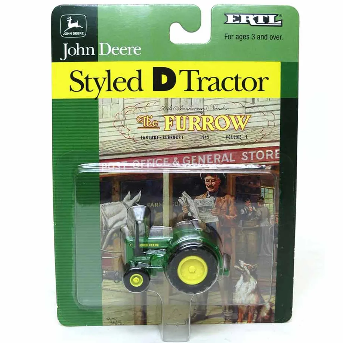 1/64 John Deere Styled D Tractor, The Furrow Series