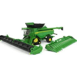 1/64 John Deere X9 1100 Combine w/ Front Tracks and Draper & Corn Heads, ERTL Prestige Collection