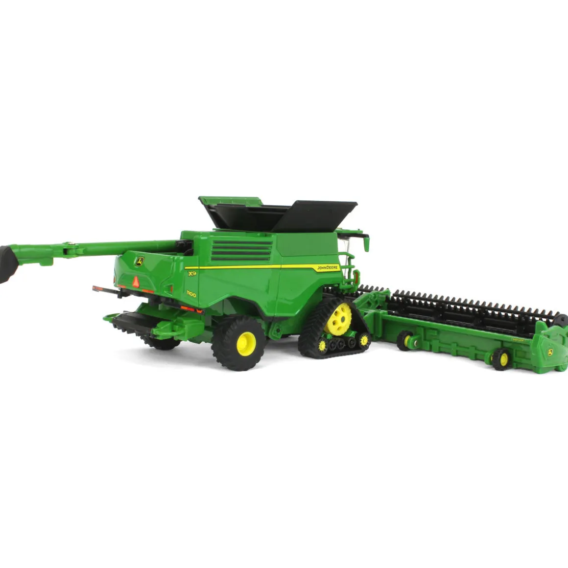 1/64 John Deere X9 1100 Combine w/ Front Tracks and Draper & Corn Heads, ERTL Prestige Collection