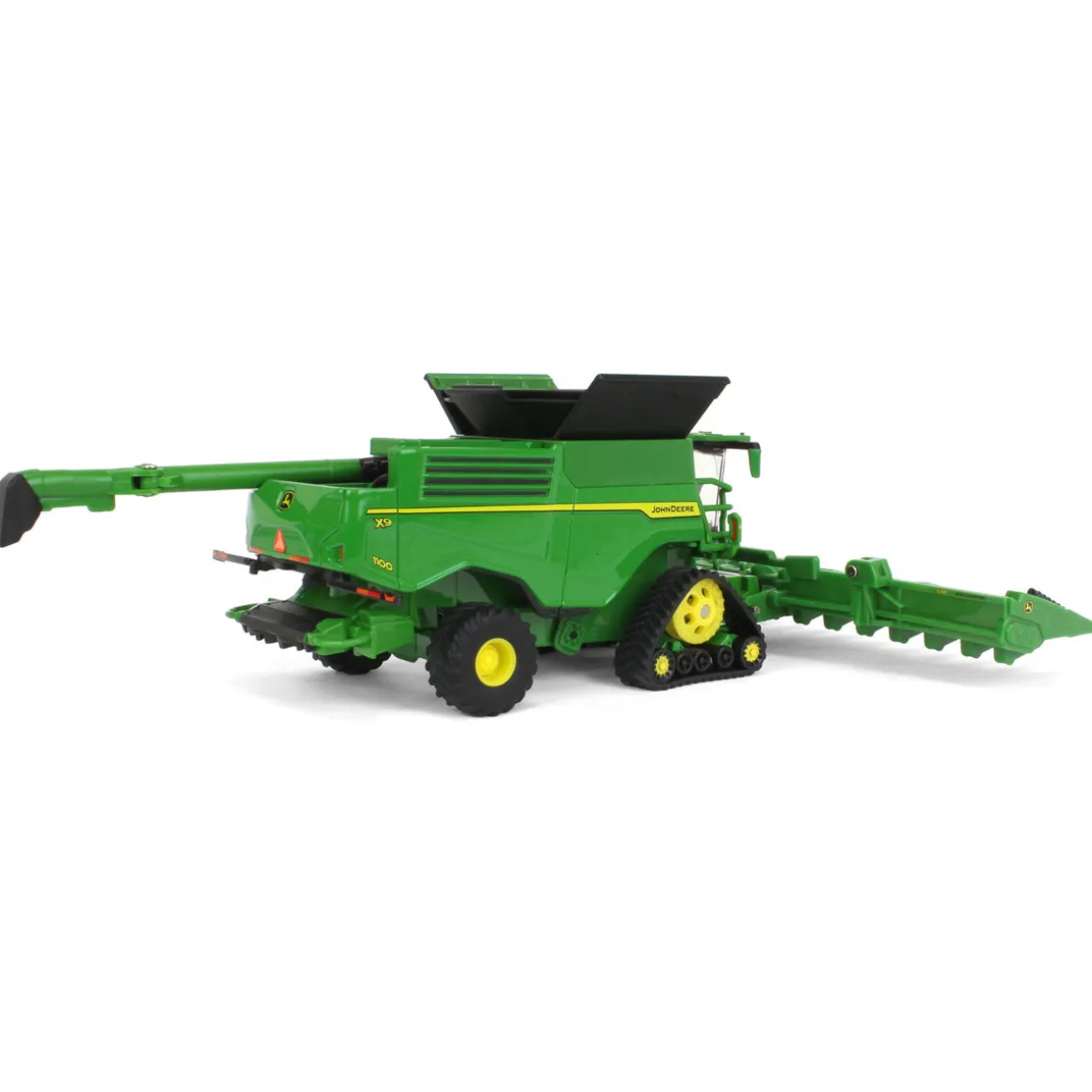 1/64 John Deere X9 1100 Combine w/ Front Tracks and Draper & Corn Heads, ERTL Prestige Collection