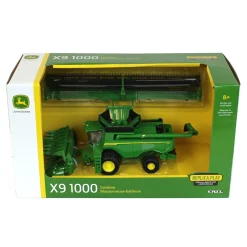 1/64 John Deere X9 1000 Combine with Corn & Grain Heads