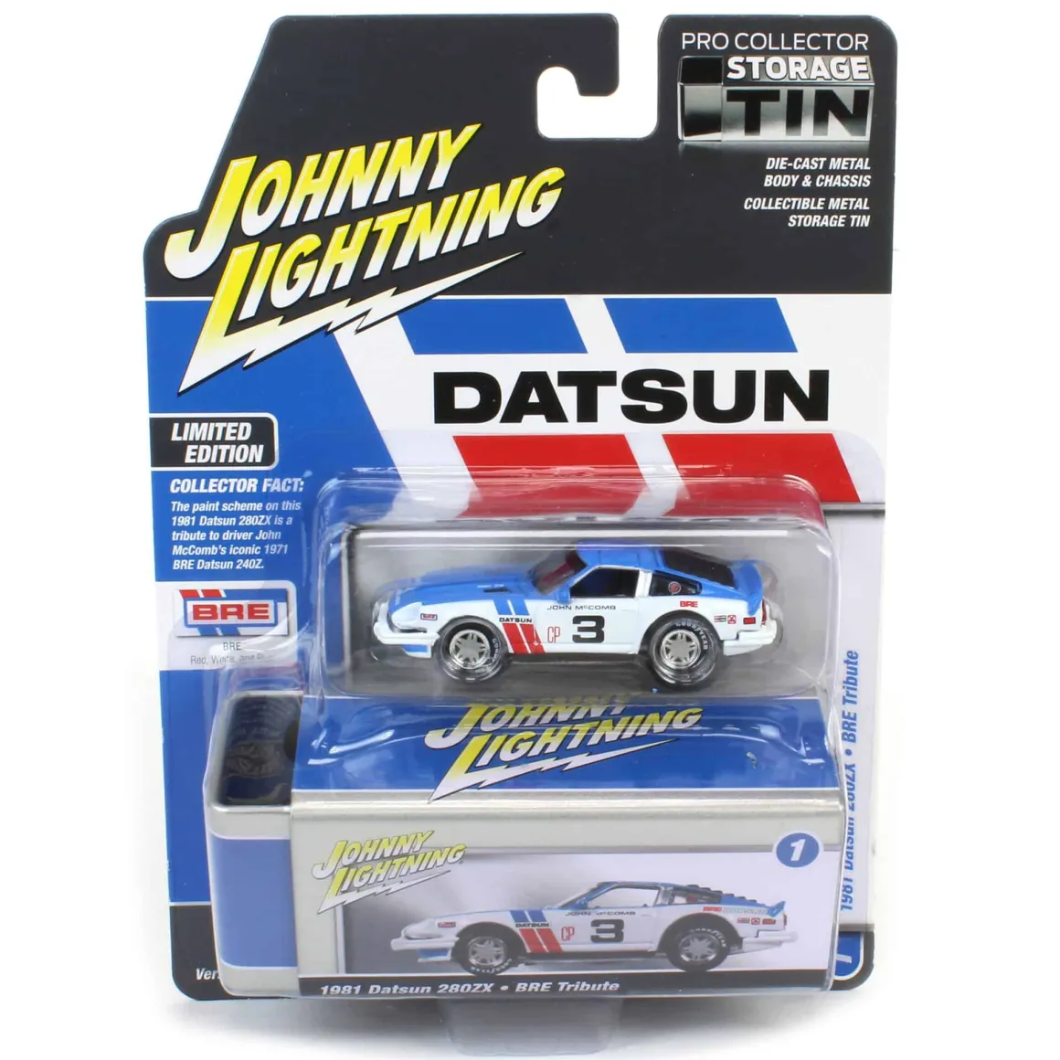 1/64 Johnny Lightning 1981 Datsun 280ZX, BRE Tribute #3