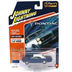 1/64 Johnny Lightning Classic Gold 2023 Release 1A - 1966 Pontiac GTO, Barrier Blue