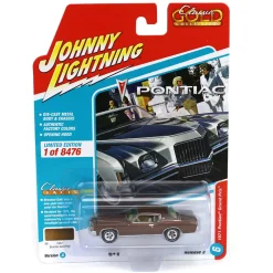1/64 Johnny Lightning Classic Gold 2022 Release 3A - 1971 Pontiac Grand Prix, Bronzini Gold Metallic