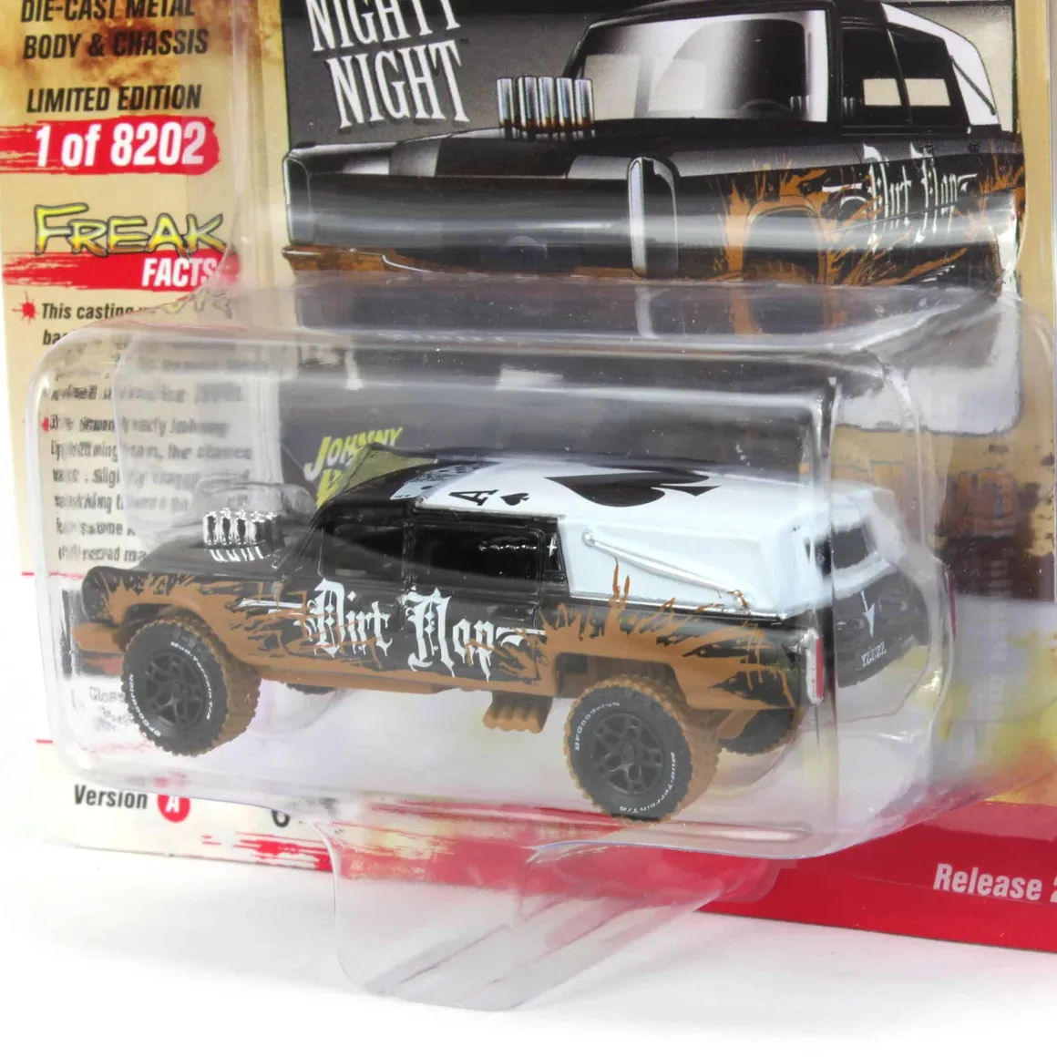 1/64 Johnny Lightning Street Freaks 2022 Release 2A - Haulin' Hearse, Off Road